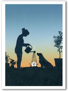 Watering the Seedlings - Megan Hall