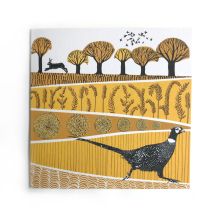 Pheasant By Folded Forest
