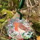 Festive Robin Larger Birch Plywood Decoration By Clare O'Neill