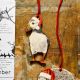 Santa Puffin Christmas Decoration By Hannah Longmuir