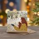A Treat For The Robin - Set of 6 Christmas Note Cards