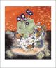 Auricula Faliraki, watercolour by Angie Lewin ***