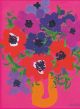 Anemones on Pink By Sarah Gillard