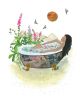 Bathe In Nature Print by ArtByRachelGrant