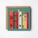Christmas Fiction Books - Blank Christmas Card By Design Smith -