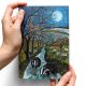 Moonlight Advent Calendar Greetings Card By Molly Lemon Art