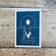 Moonlit Swimmer By Flotsam Prints