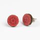 October Marigold Wooden Birth Flower Earrings DaphneRosa