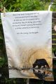 Golden Hour (sunset bear) Organic Cotton Tea Towels | When Beasts Spoke Charlotte Strawbridge