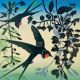 Swallows and Wisteria Cathy King
